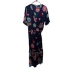 Coc Clothing Obsessed Company Floral Wrap Midi Dress 3x Cottage Core Blue Photo 3