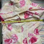 Esprit Rain Coat Trench in Watercolor Yellow/ Pink Floral Print S Dopamine Photo 4