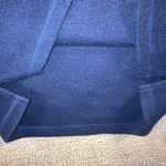 Vintage Christmas Cat Holiday Sweater Women Large Fleece Mock Neck Retro 80s 90s Blue Photo 9