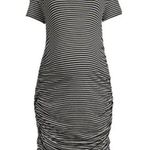 3 Pack Destination Maternity Ruched Bodycon Short Sleeves Dress Size Large Black Photo 0