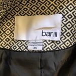 Bar III open front geometric maze print blazer Women’s Size XS Photo 5