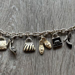 Sterling Silver Vintage Silver Charm Bracelet Sterling Photo 0