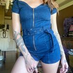 Sexy Denim Romper Photo 0