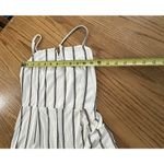 Bershka  Women's Black White Stripe Jumpsuit  Size S Summer Vacation Wide Leg Photo 5