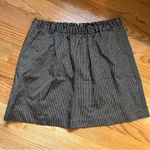 Madewell jacquard party ruffle mini skirt in metallic gold & black size medium Photo 4