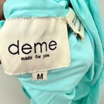 NWT Deme By Gabriella X Revolve Pearl Gown Long Dress Size M flaw Green Size M Photo 5