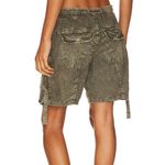 Free People Moon Bay Utility Parachute Shorts Festival L Washed Army Green Photo 1
