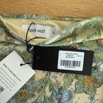 Tiger Mist  Maxi Dress Strapless Tapestry Theo Size L Yellow Green & Blue Photo 2