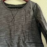 Lululemon Exhalation Pullover II Heathered Marled Black / Gray Long Sleeve Sz 6 Photo 7
