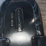  Logo Pansy Jelly Thong Sandals Flat Black Sz 8B EU38 w/Coach Hangtags Photo 9