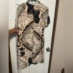 Babaton  Black and Cream Graphic Mini Dress Photo 6