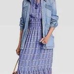 Knox Rose NWT Blue Denim Utility Jacket Size Small Photo 0