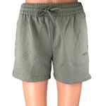 Aritzia Sweatfleece Women's Green Drawstring Boyfriend Fit Sweat Shorts Size XS Photo 0