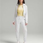 Lululemon  Scuba Full-Zip Cropped Hoodie in Heathered Core Ultra Light Grey Photo 1