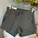 The Comfy Twill Shorts Cotton Spandex Olive Green Elastic Drawstring Womens XXL Knit Photo 6