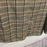 Vila Clothing, preppy plaid, vintage ladies y2k blazer, buttons, size 38 Black Photo 7