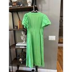 Nicholas Troy Linen Midi Shirt Dress Green Womens Size 0 Photo 7