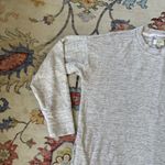 Aerie Summer Desert Oversized Sweatshirt in Heathered Gray Side Slits XS Photo 1
