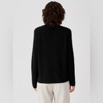 Eileen Fisher  Classic Black Turtleneck Sweater Photo 1
