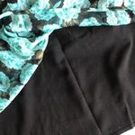 Juicy Couture  Blk Label Blk/Turq Floral Maxi Dress Photo 11