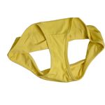 24th & Ocean Black Yellow Ruffle Moderate Coverage Bikini Swimsuit MEDIUM Beach Photo 5