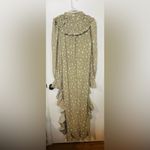 NWT High Low Ruffle Floral Dress weworewhat Olive Size M $128 Photo 7