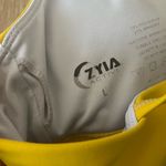 Zyia  Active Yellow Light N Tight Strappy Bra Size Large Photo 4