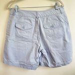 Dockers Summer Mid-Length Shorts Women Light Blue Size 6 No Stretch Photo 2