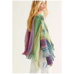Free People  Radiate Pullover Fringe Sweater Top Photo 2