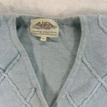 Susan Bristol Cardigan Sweater Short Sleeve Embroidered Knit Top XL - Flawed Photo 3