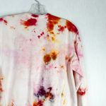 Armani Exchange Large Top Lipstick Clouds Tie Dye Handmade Jersey Knit Pink 416 Photo 8