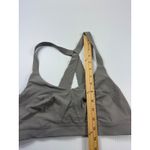 Athleta  Sports Bra Medium Impact Racerback Breathable Gray Size‎ Small Photo 2