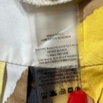 Robin Howe Women’s Size 6 Yellow Tan Brown Black Floral Cotton Full Skirt Photo 4