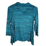 Avenue  Sweater 22/24 Detachable Scarf Soft Lightweight Blue Black New Photo 9
