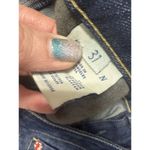 Hudson  Crop Flap Pocket Blue Jeans Sz 31 Med Wash Style W419DK5 Photo 7