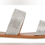 Qupid  rhinestone embellished flat slides / 5.5 / New in Box Photo 2