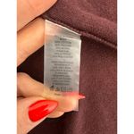 Vince Camuto  Faux-Fur Cuff Duster Cardigan Burgundy Open Topper Layer Size XS Photo 5