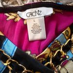 Cache Silk Halter Chain Top Sz L Photo 2