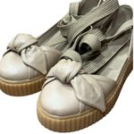 Puma FENTY Rihanna Bow Creeper Sandal Natural Oatmeal Size 8 RARE Lace Photo 5