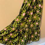 Topshop  dress Floral Backless puff sleeve daisy midi maxi bright fun big bold 8 Photo 4