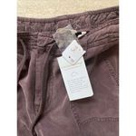 Soft Surroundings  Drawstring‎ Waist Cargo Pants Zip Leg Openings PXS NWT Maroon Photo 1