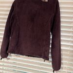 The North Face Midnight Mauve  Osito Silken Raschel Fleece Stand Collar Long Sleeve Zip Front Jacket size small  Photo 4