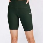 NWOT HARPER BIKER SHORTS HUNTER GREEN 8" Size XS Photo 0