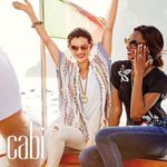 CAbi Siesta Poncho Sweater With Fringe Tassels Photo 3