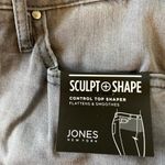 Jones New York NWT! Gray Luxe Lexington Straight Sculpt Shape Jeans Size 12 Photo 2