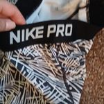 Nike  Pro black & white athletic leggings. Size small Photo 3