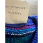 Vintage Women's Ski Sweater Ladies Large 100% Virgin Snowflake Winter Purple Photo 1