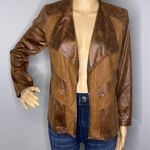 Allison Daley NWT Alison Daley Petite Tan /Cinnamon Color Lightweight Blazer Size 6P Photo 0