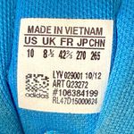 Adidas  Honey Heel Hidden Wedge Mid Top Sneakers Silver Metallic Size 10 EUC!! Photo 4