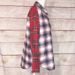 American Eagle Outfitters Red and White Plaid Flannel Size XS Photo 2